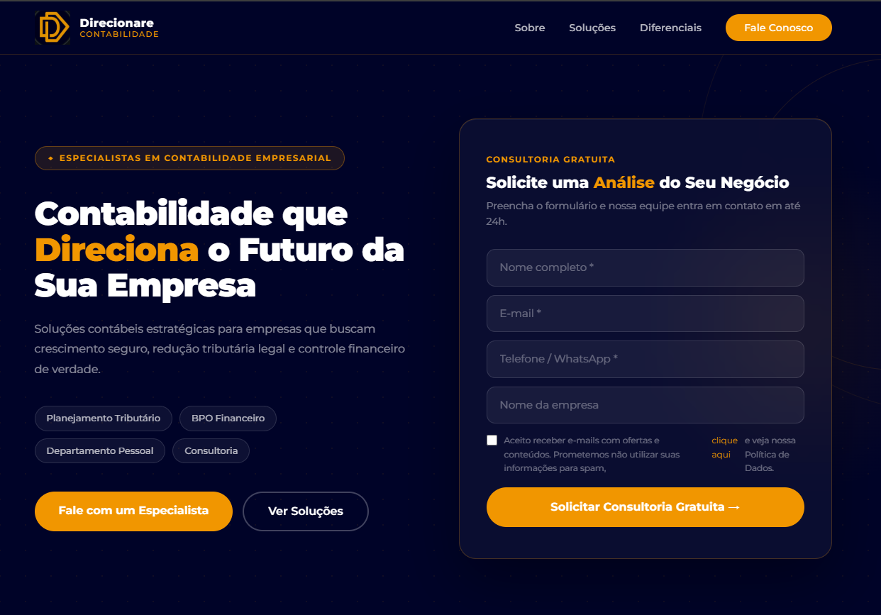 Preview Direcionare Contabilidade