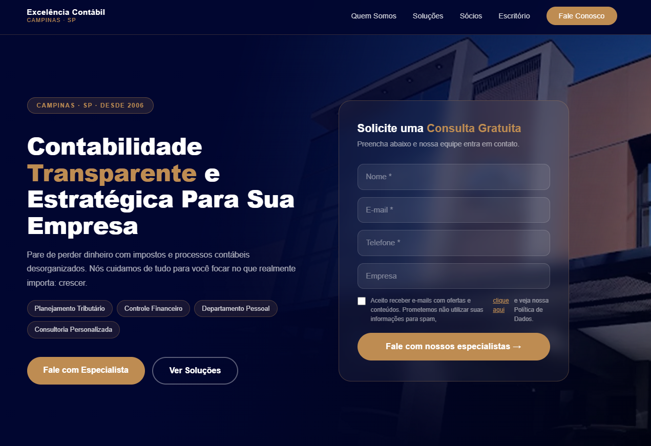 Preview Excelência Contábil
